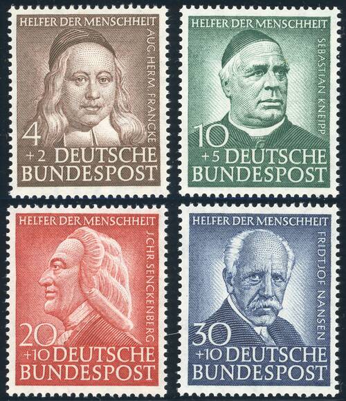 BRD 1953 MiNr. 173-176