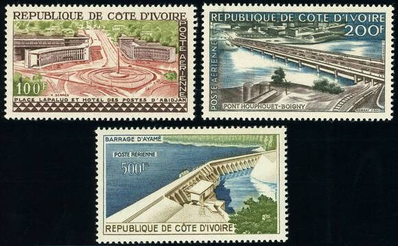 ELFENBEINKÜSTE 1959 MiNr. 207-209