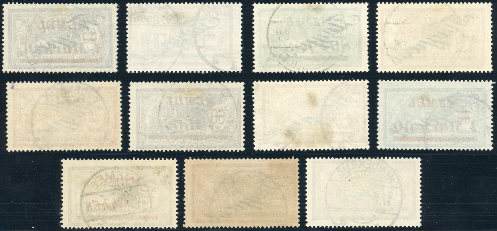 MEMELGEBIET 1922 MiNr. 72-83 ohne MiNr. 79