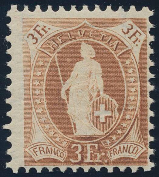 SCHWEIZ 1907 MiNr. 94 C