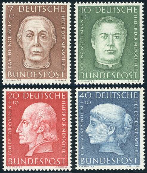 BRD 1954 MiNr. 200-203