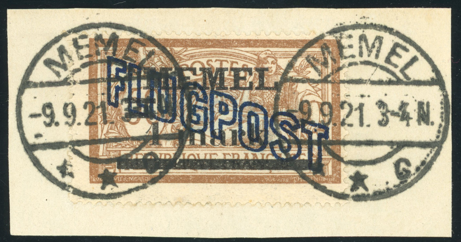 MEMELGEBIET 1921 MiNr. 43 II