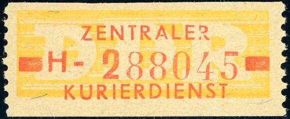 DDR-Dienst MiNr. B 18 I H N