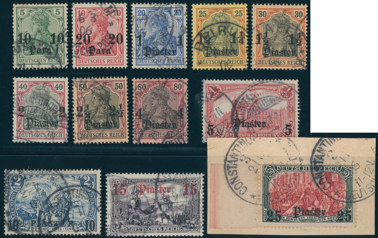 DP TÜRKEI 1905 MiNr. 24-35