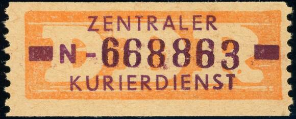 DDR-Dienst MiNr. B 22 N, Erfurt