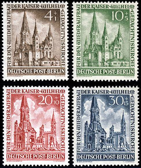 BERLIN 1953 MiNr. 106-109