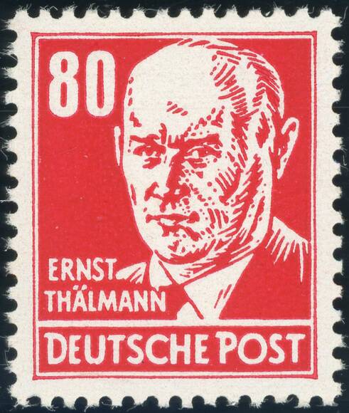 DDR 1953 MiNr. 340 va XII