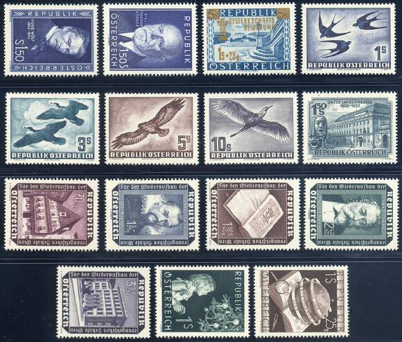ÖSTERREICH 1953 Jahrgang komplett ÖSTERREICH 1953 Jahrgang komplett