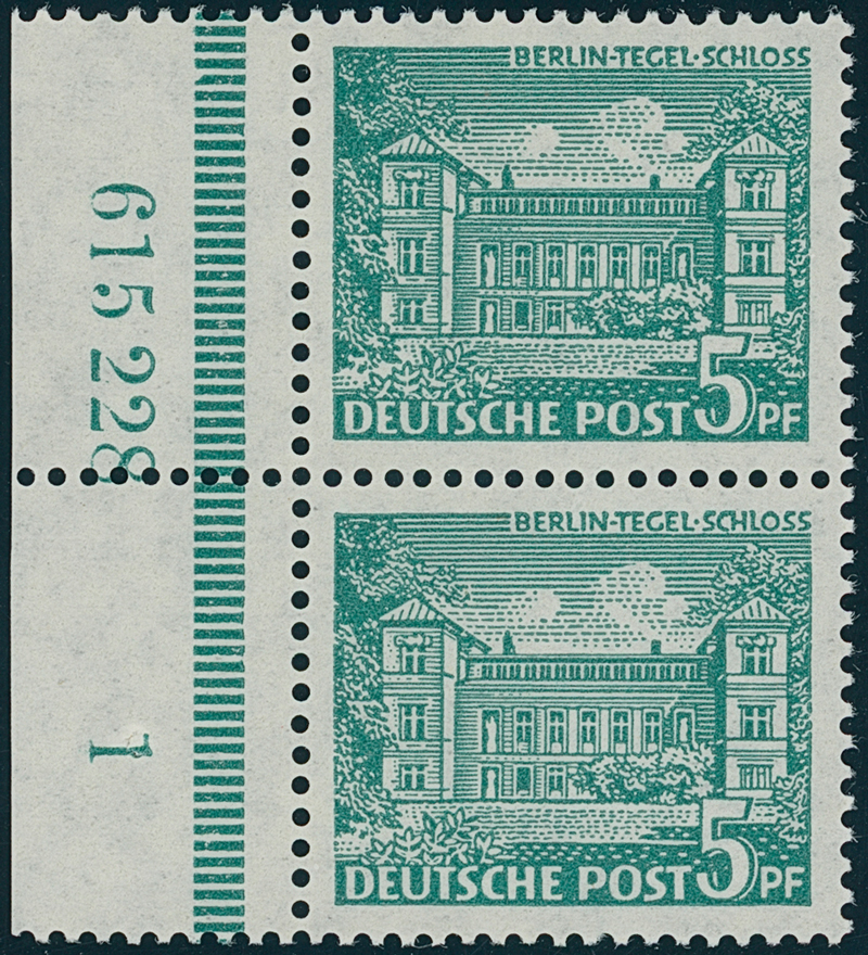 BERLIN 1949 MiNr. 44 HAN "615228. 1"  