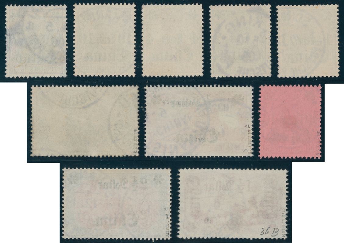 DP CHINA 1905 MiNr. 28-37