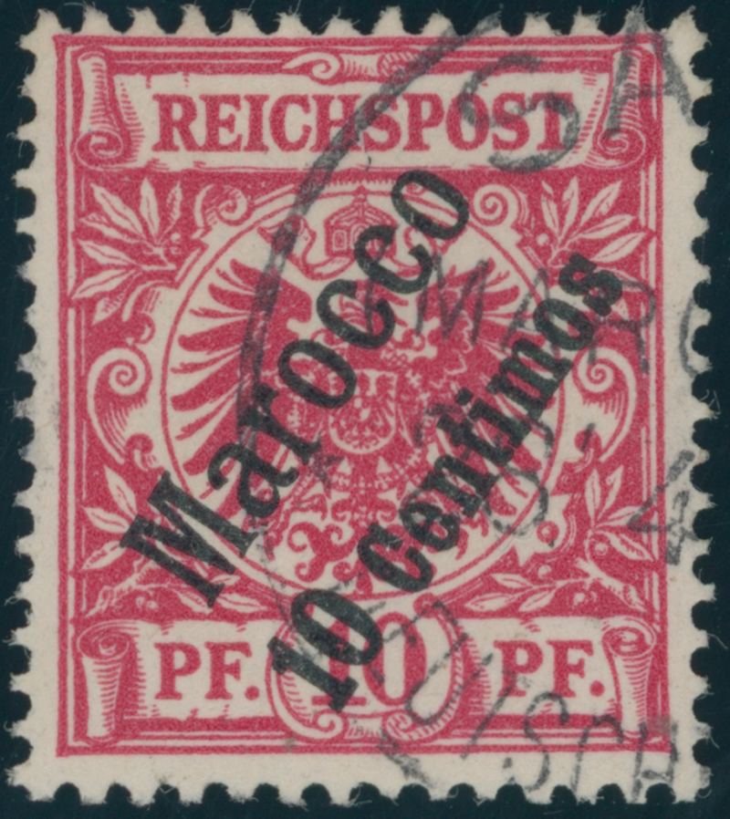 DP MAROKKO 1899 MiNr. 3 c