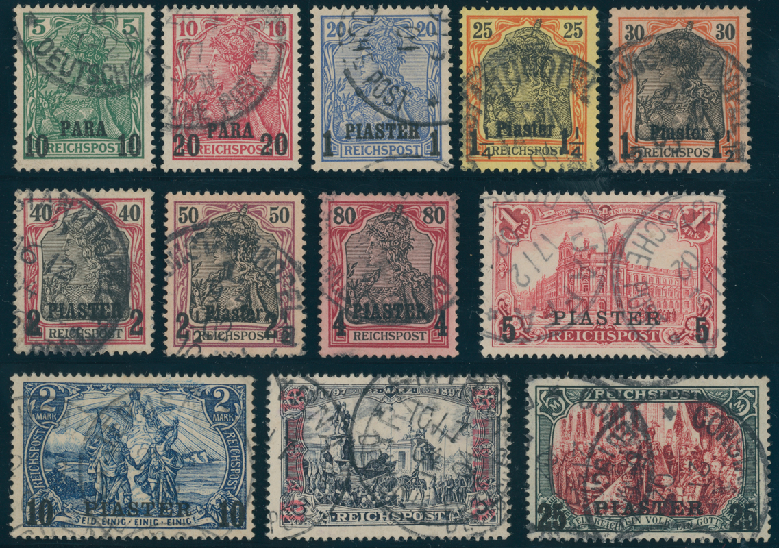 DP TÜRKEI 1900 MiNr. 12-23 I
