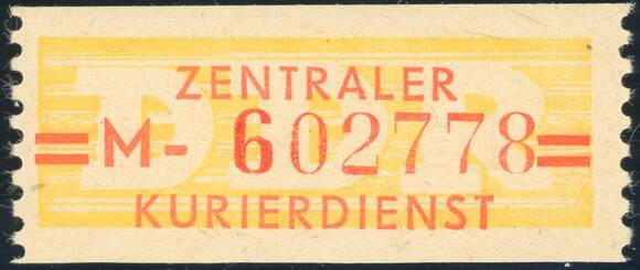 DDR-Dienst MiNr. B 17 M N