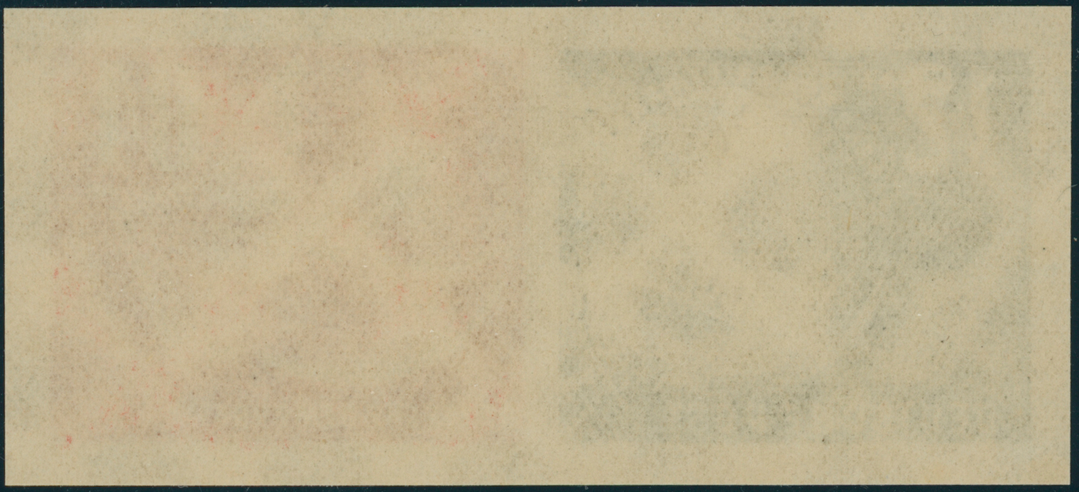 DDR 1950 MiNr. 271-272 Herzstück aus Debria-Block