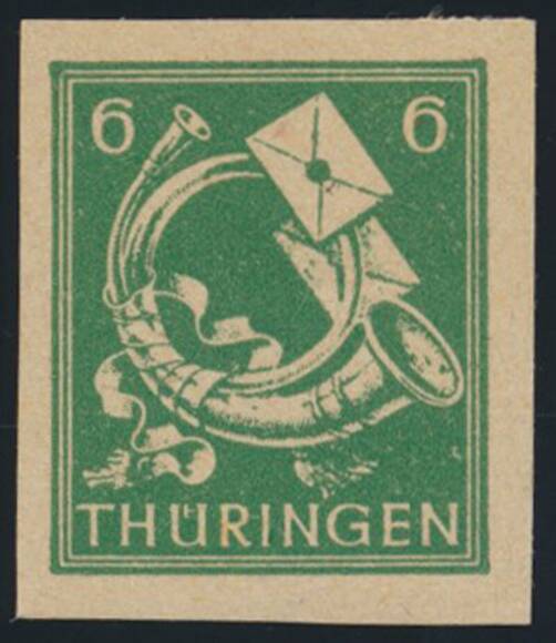 SBZ MiNr. 95 AX d t U, ungezähnt