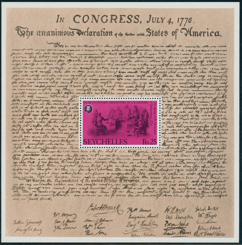 SEYCHELLEN 1976 Block 7