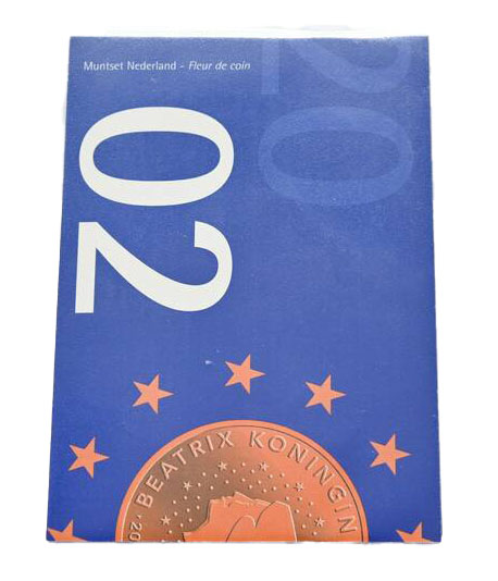 NIEDERLANDE 2002 offizieller Kursmünzsatz Fleur de Coin