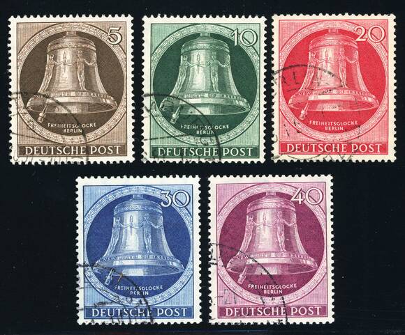 BERLIN 1951 MiNr. 75-79