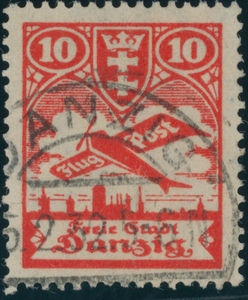 DANZIG 1924 MiNr. 202 PF I