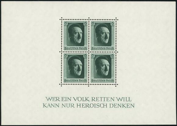 Deutsches Reich 1937 Block 7
