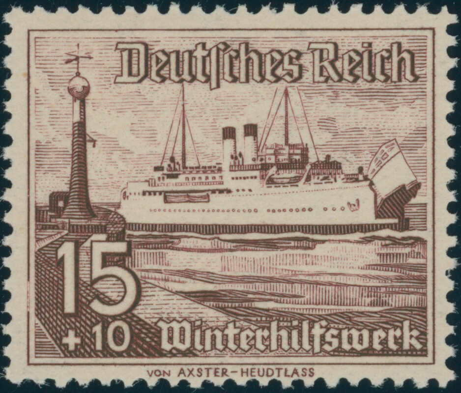 Deutsches Reich 1937 MiNr. 657 I sehr seltener Plattenfehler