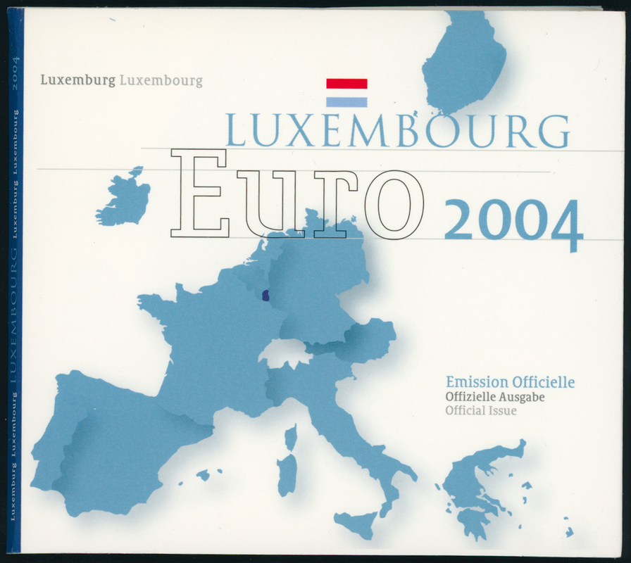 LUXEMBURG offizieller Euro-Kursmünzensatz 2004