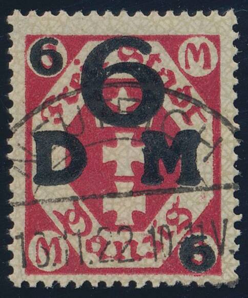 DANZIG DIENST 1922 MiNr. D 25 b DANZIG DIENST 1922 MiNr. D 25 b