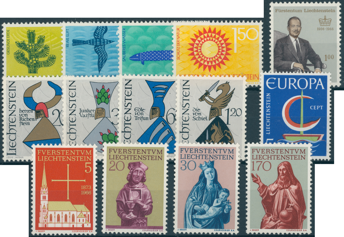 LIECHTENSTEIN Jahrgang 1966 komplett