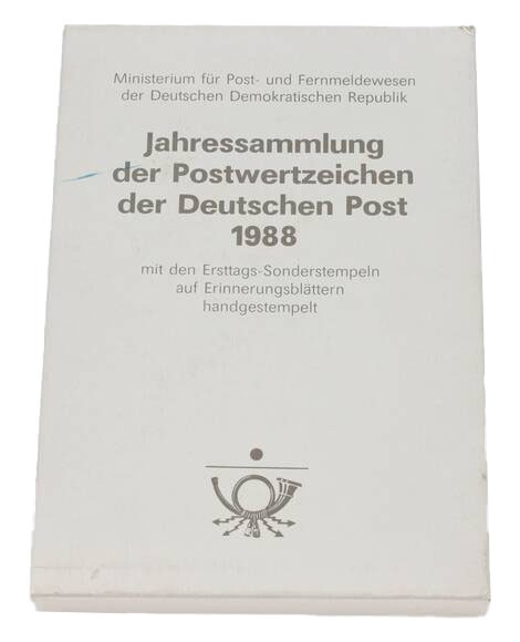 DDR 1988 Ersttagsblatt-Jahressammlung