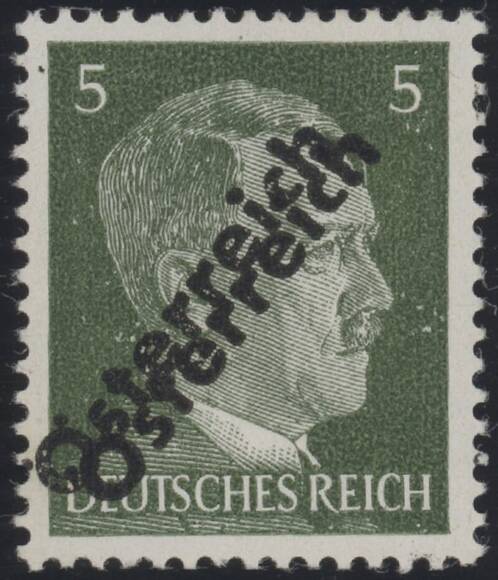 ÖSTERREICH 1945 MiNr. 660 DD Doppel-Aufdruck