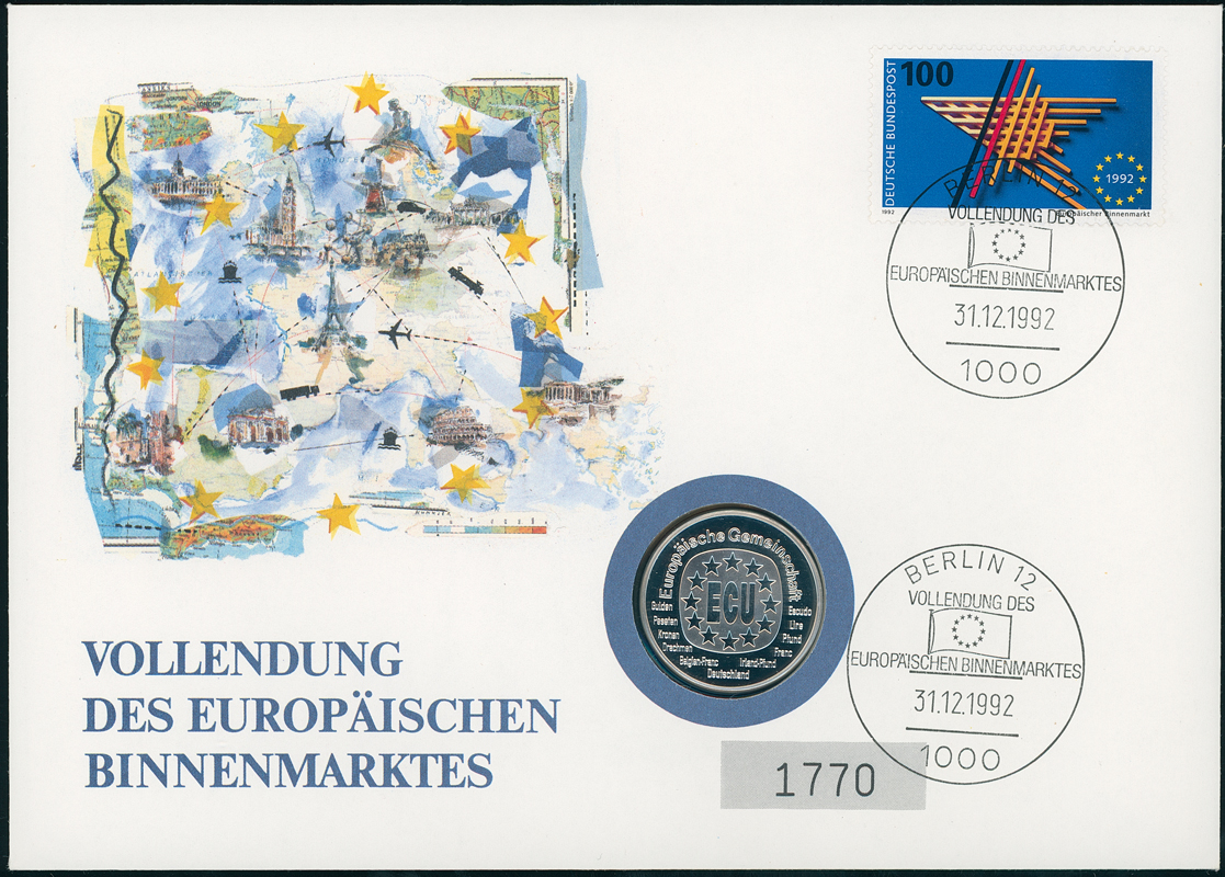 VOLLENDUNG DES EUROPÄISCHEN BINNENMARKTES Numisbrief 1992