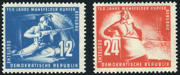 DDR 1950 MiNr. 273-274