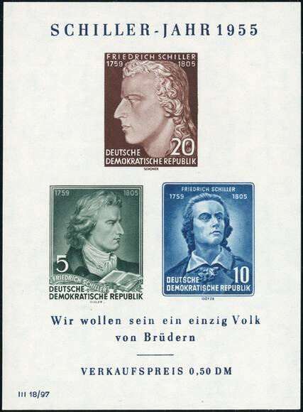 DDR 1955 Block 12 X I