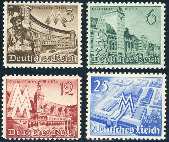 Deutsches Reich 1940 MiNr. 739-742