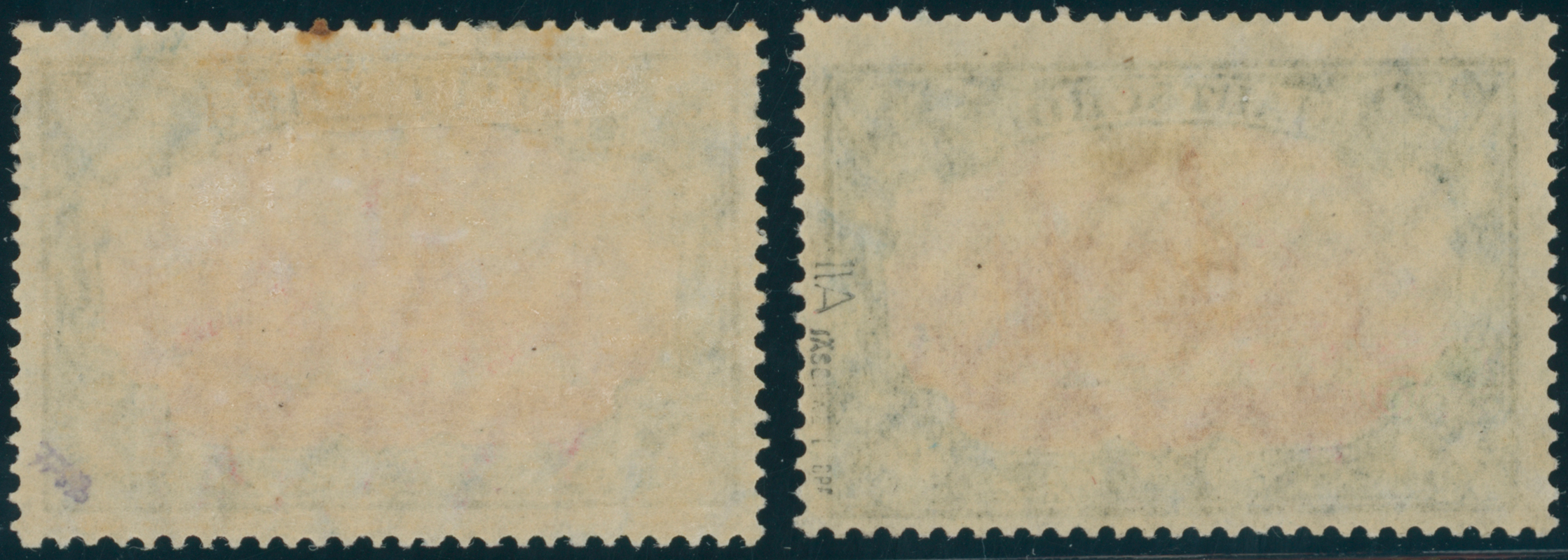 KIAUTSCHOU 1919 MiNr. 37 II A + B