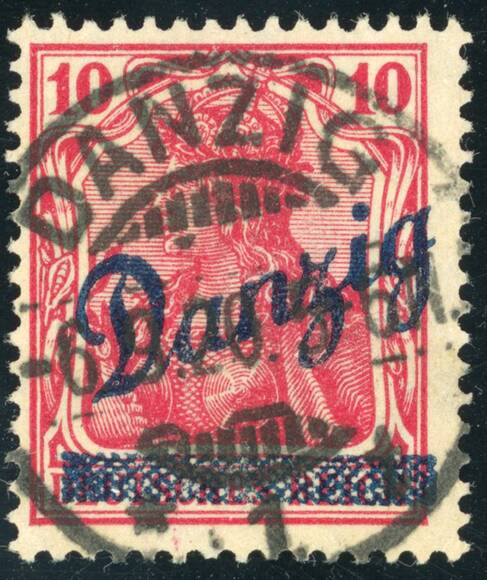 DANZIG 1920 MiNr. 36 a