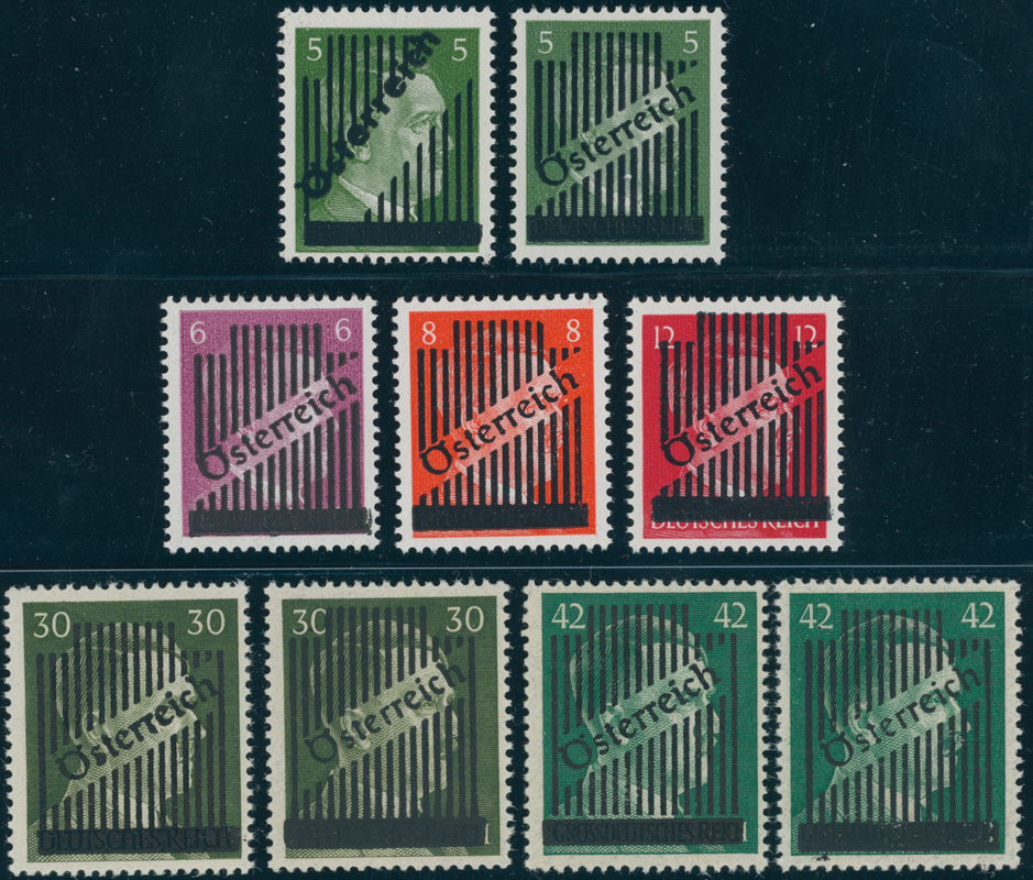 ÖSTERREICH 1945 MiNr. 668-673 komplette Serie