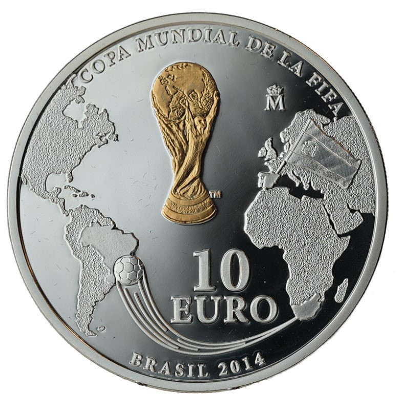 SPANIEN 10 Euro 2012 Fußball-WM Brasilien 2014
