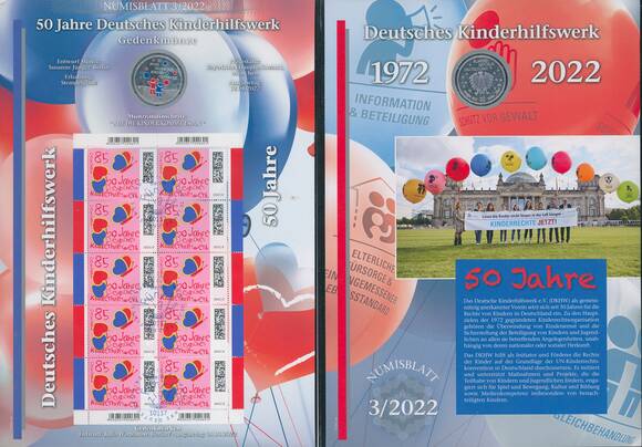 NUMISBLATT 3/2022 Deutsche Post mit Silber-Gedenkmünze 20 Euro