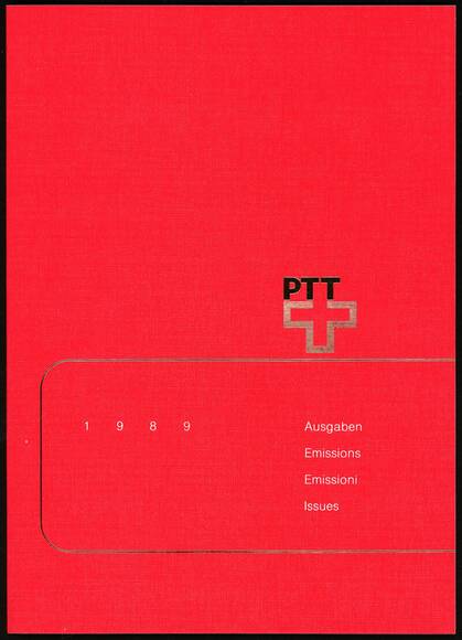 SCHWEIZ 1989 Jahrbuch der PTT