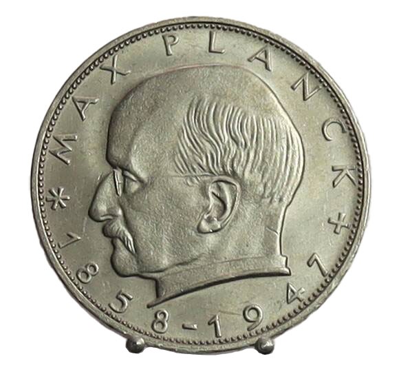 BRD 2 Deutsche Mark Max Planck 1967 F, Jaeger 392