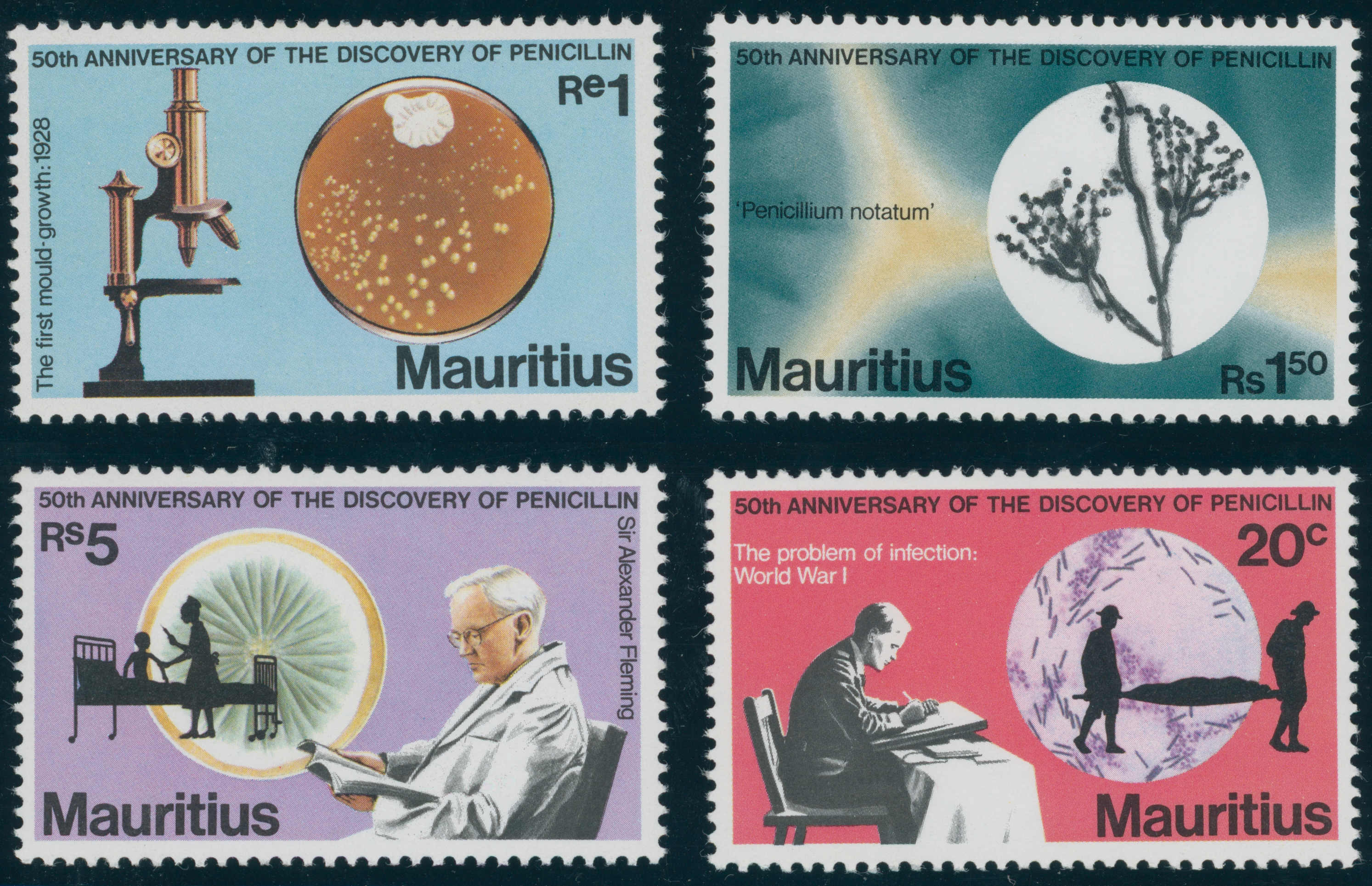 Mauritius 1978 MiNr. 459-462