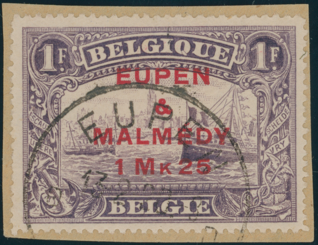 EUPEN UND MALMÉDY 1920 MiNr. 7 C