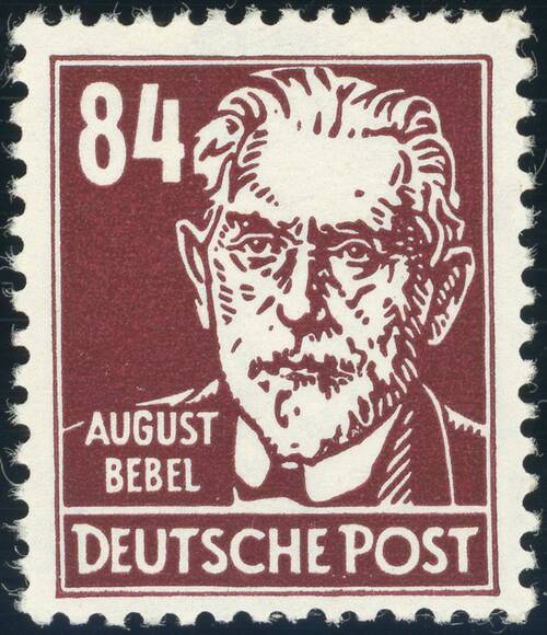 DDR 1953 MiNr. 341 va XII