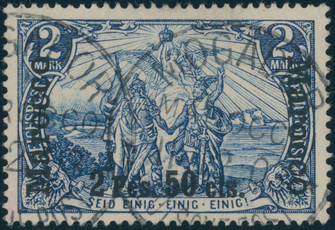 DP MAROKKO 1903 MiNr. 17 II / II