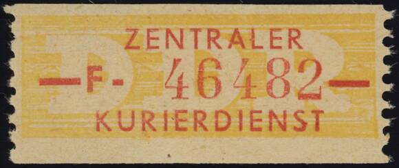 DDR-Dienst MiNr. B 16 F, Halle