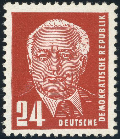 DDR 1953 MiNr. 324 vb YI