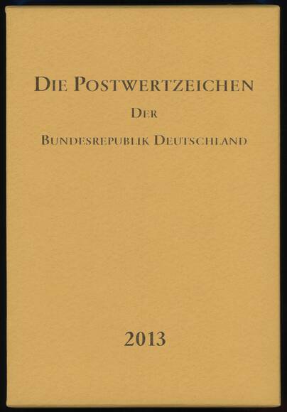 BRD 2013 Jahreszusammenstellung Jahrbuch BRD 2013 Jahreszusammenstellung Jahrbuch