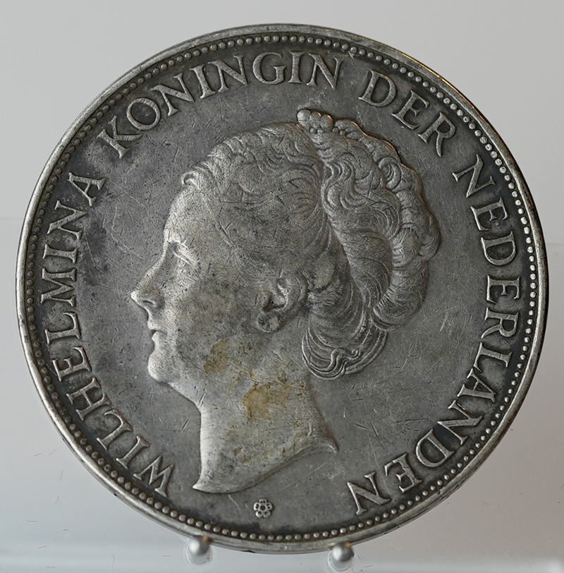 NIEDERLANDE 2 1/2 Gulden Silber 1939