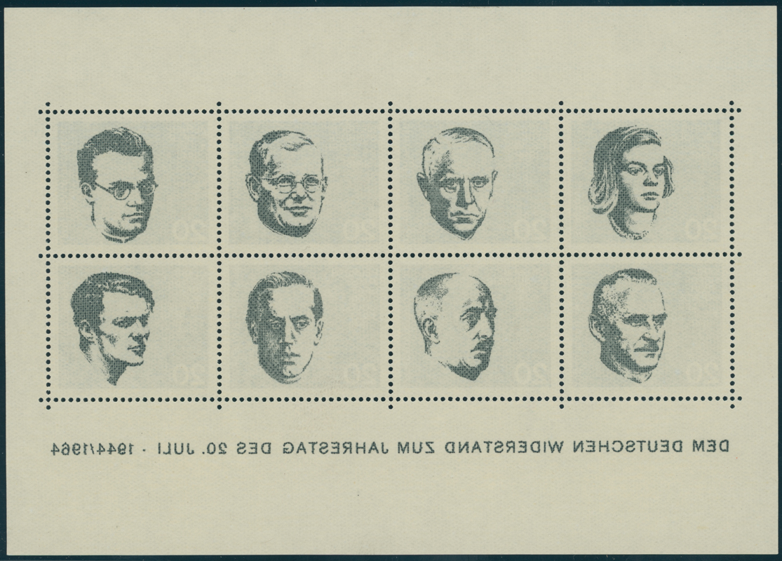 BRD 1964 Block 3 mit Abklatsch